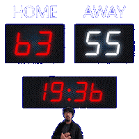 55 Away Sticker
