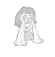 Sad Cry Sticker