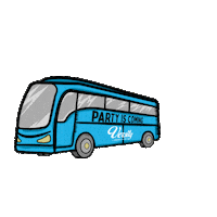 versityoficial party summer fiesta bus Sticker