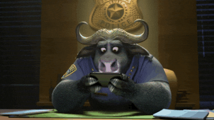 djkoren giphyupload zootopia chief bogo jamming to music GIF