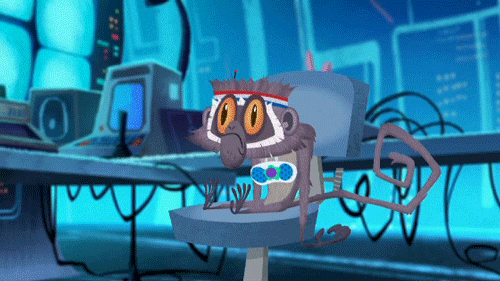 cloudy with a chance of meatballs 2 monkey GIF by Frank Macchia