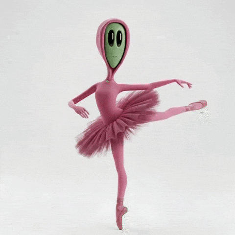 Ballerina GIF by Lonely Aliens