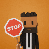 Stop GIF by Meebits