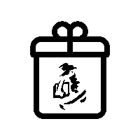 Gift Books Sticker by Gandalf.com.pl