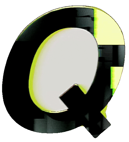 Glitch Alphabet Sticker by #BASILIO