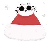 Dress Up Santa Hat Sticker by Choc Ye