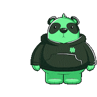 Very Small Panda Sticker by SuperVerse