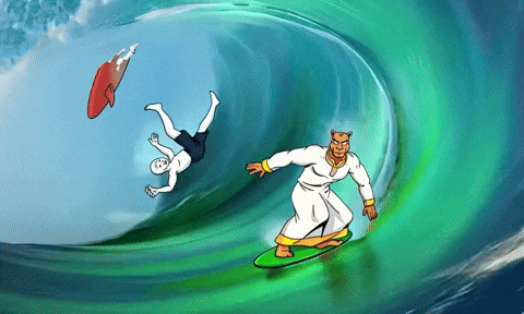 Wave Ocean GIF by Camel Dad