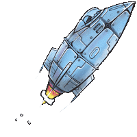 Space Fly Sticker