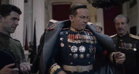 death of stalin zhukov GIF