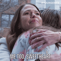 Sutton Foster Hug GIF by YoungerTV