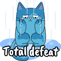 Sad Blue Cat GIF