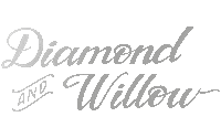 diamondandwillow coffee ocean watercolor diamond and willow Sticker