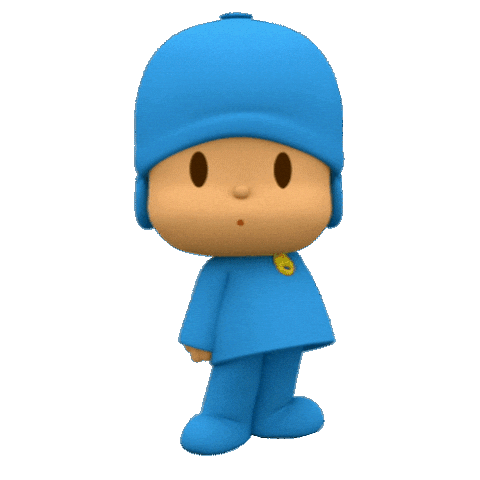 Idk Sticker by Pocoyo