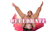 Celebrate Sticker by Latin Music Queens