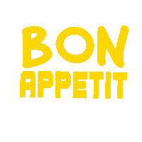 Bon Appetit Eating Sticker