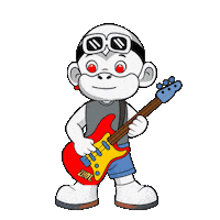 Rock Guitar Sticker by Zhot Music