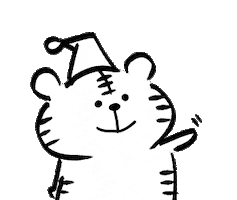 Bye Bye Tiger Sticker by yoyoyon
