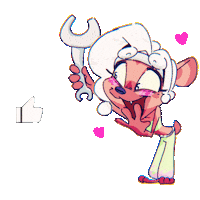 jochico love heart like hit Sticker