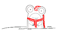 Party Christmas Sticker by Breden Kids