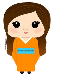 MarianaSensei japan pointing japanese chibi Sticker