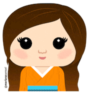 MarianaSensei japan pointing japanese chibi Sticker