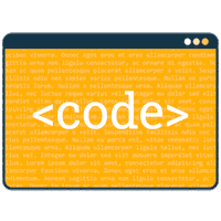 amaiadsgn internet computer web code Sticker