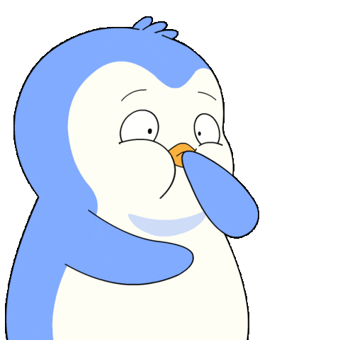 Penguin Eww Sticker by Pudgy Penguins