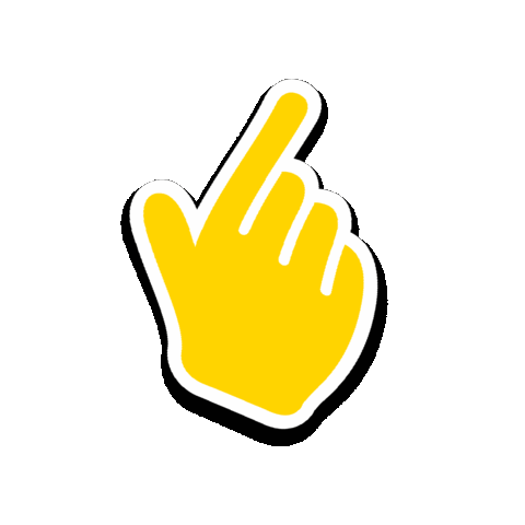 Point Finger Sticker by Flybuys