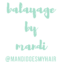 Mandidoesmyhair Sticker by Mandi & Co. Salon