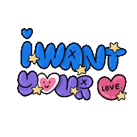 I Want Your Love Treasure Sticker