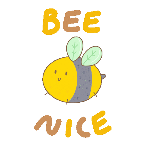 Stefisundays giphyupload nice bee bees Sticker