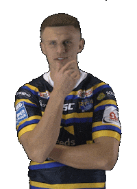 Thinking Think Sticker by Leeds Rhinos