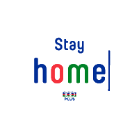 Quarantine Stay Home Sticker by 100PLUS Singapore