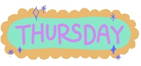 Thursday Almost Friday Sticker by Elsa Isabella