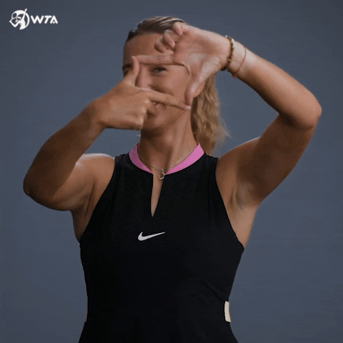 Look Through Victoria Azarenka GIF by WTA