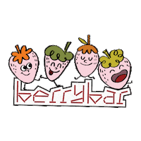 berrybar strawberry strawberries chocolate strawberry chocolate strawberries Sticker