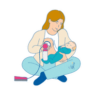 vanillamilk_fr breastfeeding femme maman allaitement Sticker