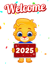 New Year Happy Holidays Sticker by Lucas and Friends by RV AppStudios