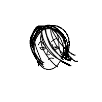 Wind Storm Sticker by Nadine Chaignat