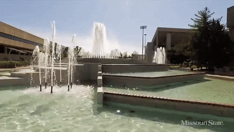 fountain GIF by Missouri State University