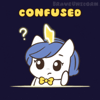 Question Mark What GIF by Brave Unicorn