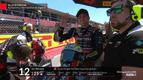 Wave Hello GIF by WorldSBK