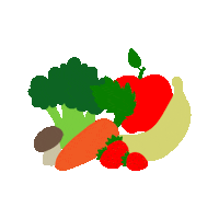 Fruit Eating Sticker by MCL