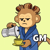 Coffee No GIF by Wise Monkey Meme