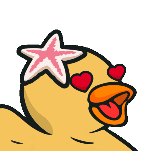 duckieland giphyupload love heart loveyou Sticker