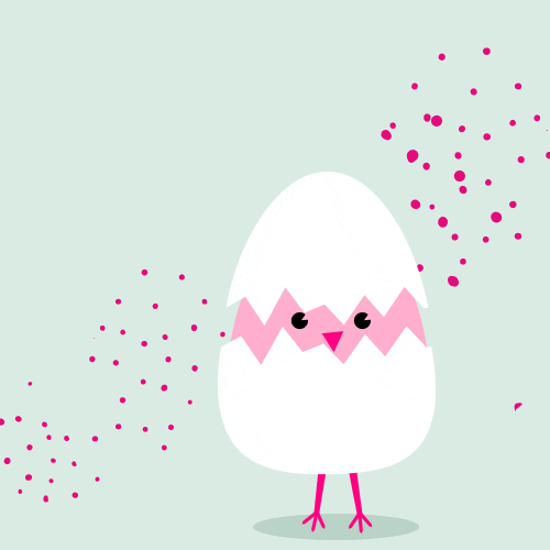 Easter Chick GIF by Pink Kisses