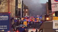 Smoke Fills London Street After Bus Catches Fire