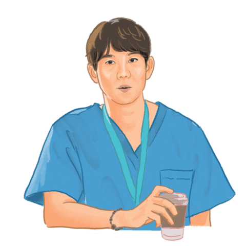 tristania giphyupload hospital playlist hosplay jeongwon Sticker