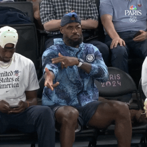 Lebron James Sport GIF by NBC Olympics